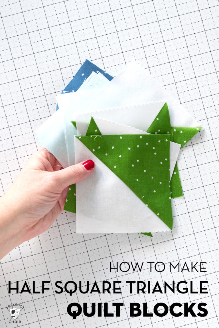 How to Make Half Square Triangle Quilt Blocks