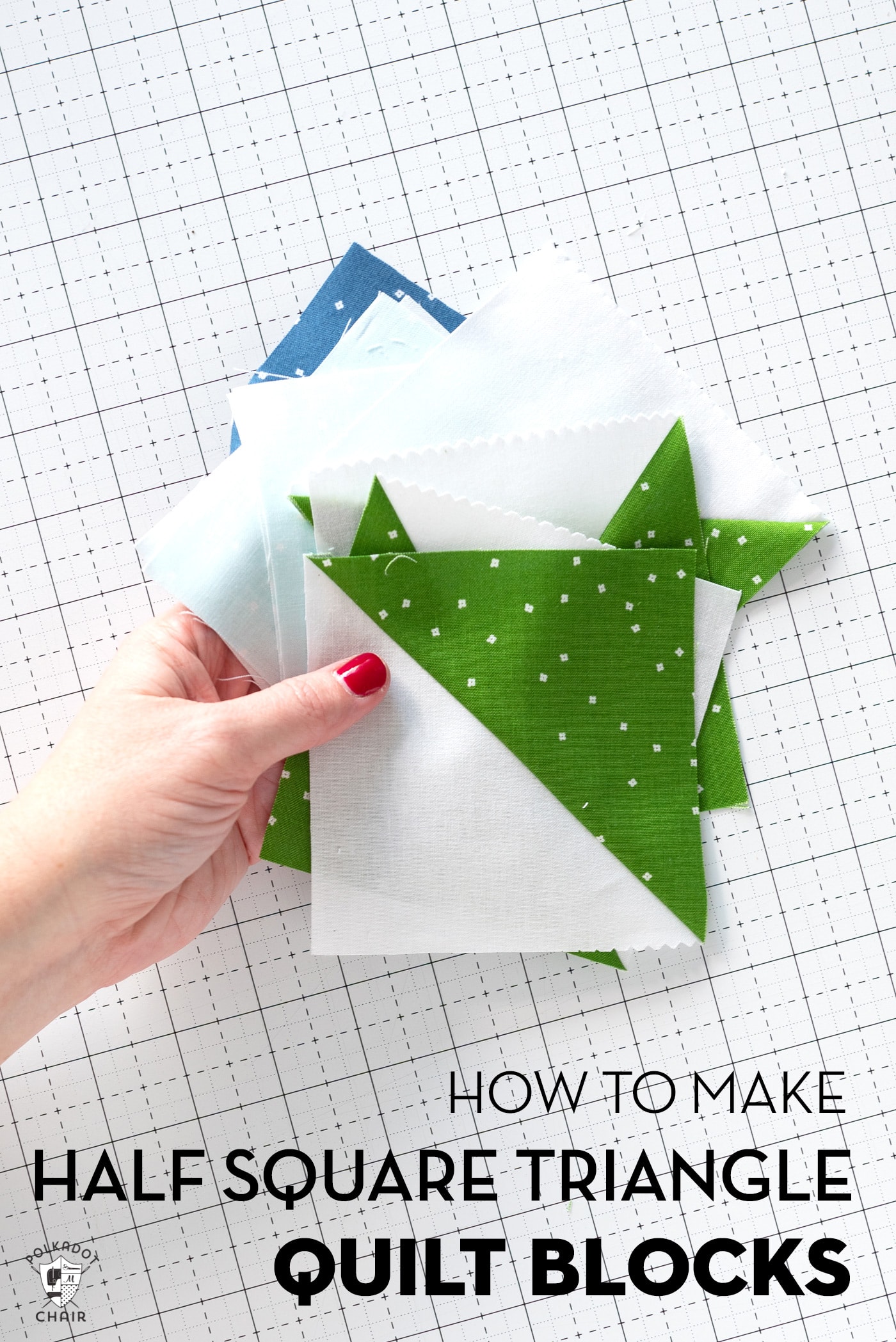 How to Make Half Square Triangle Quilt Blocks