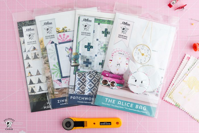 Sewing Patterns from Melissa Mortenson of Polka Dot Chair - so many cute and fun sewing and quilting patterns!