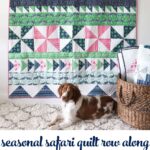 Seasonal Safari Quilt Pattern - offered as a free quilt along this Fall from the polkadotchair.com blog!