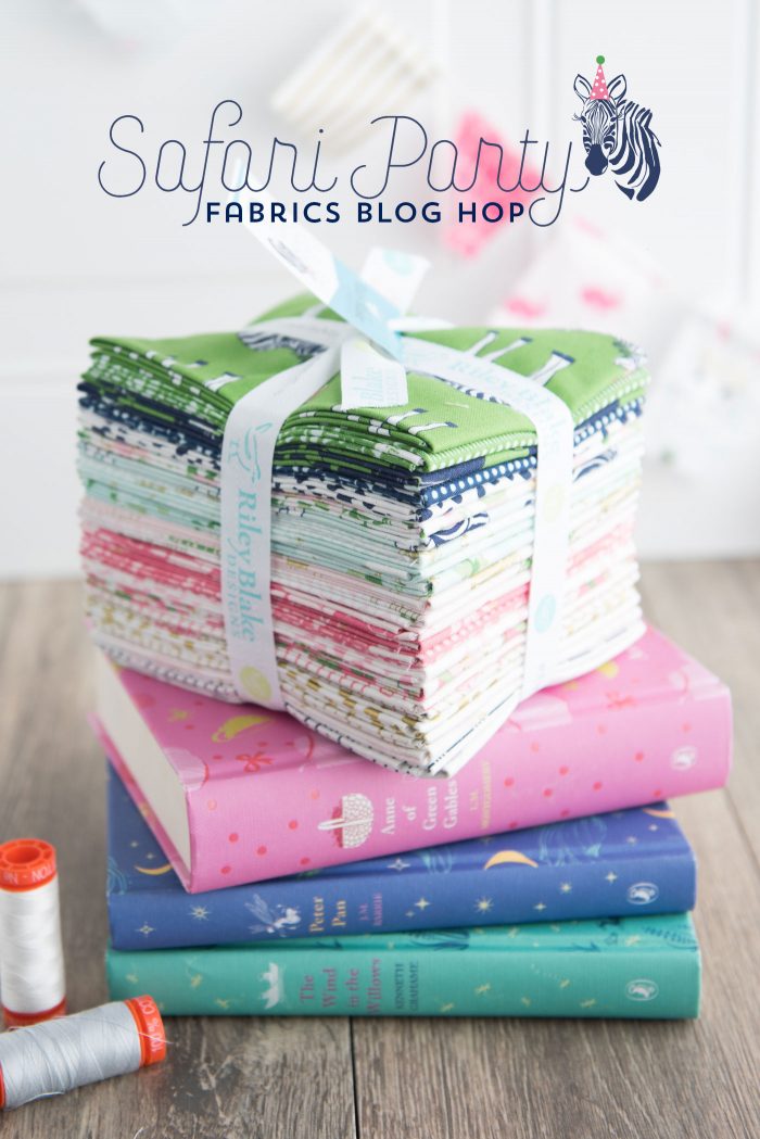 Lots of fun and cute sewing and quilting ideas using Safari Party Fabrics by Melissa Mortenson for Riley Blake Designs