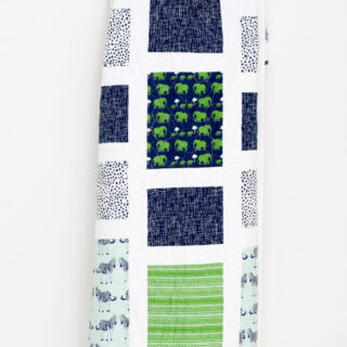 Saturday Afternoon Quilt Pattern in Safari Party Fabrics from Riley Blake Designs - a great quilt pattern for a beginning quilter