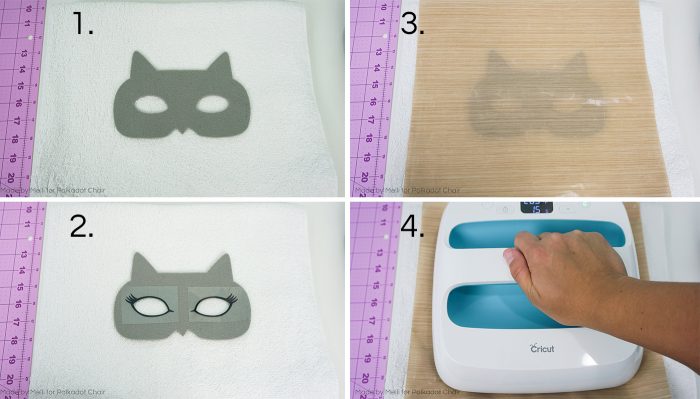 Adorable and EASY DIY Scaredy Cat Costume by Made by Melli - such a fun and quick DIY Costume idea - #halloween #halloweencostume #catcostume #diycostume #easyhalloweencostume #tutorial #cricut #ironon