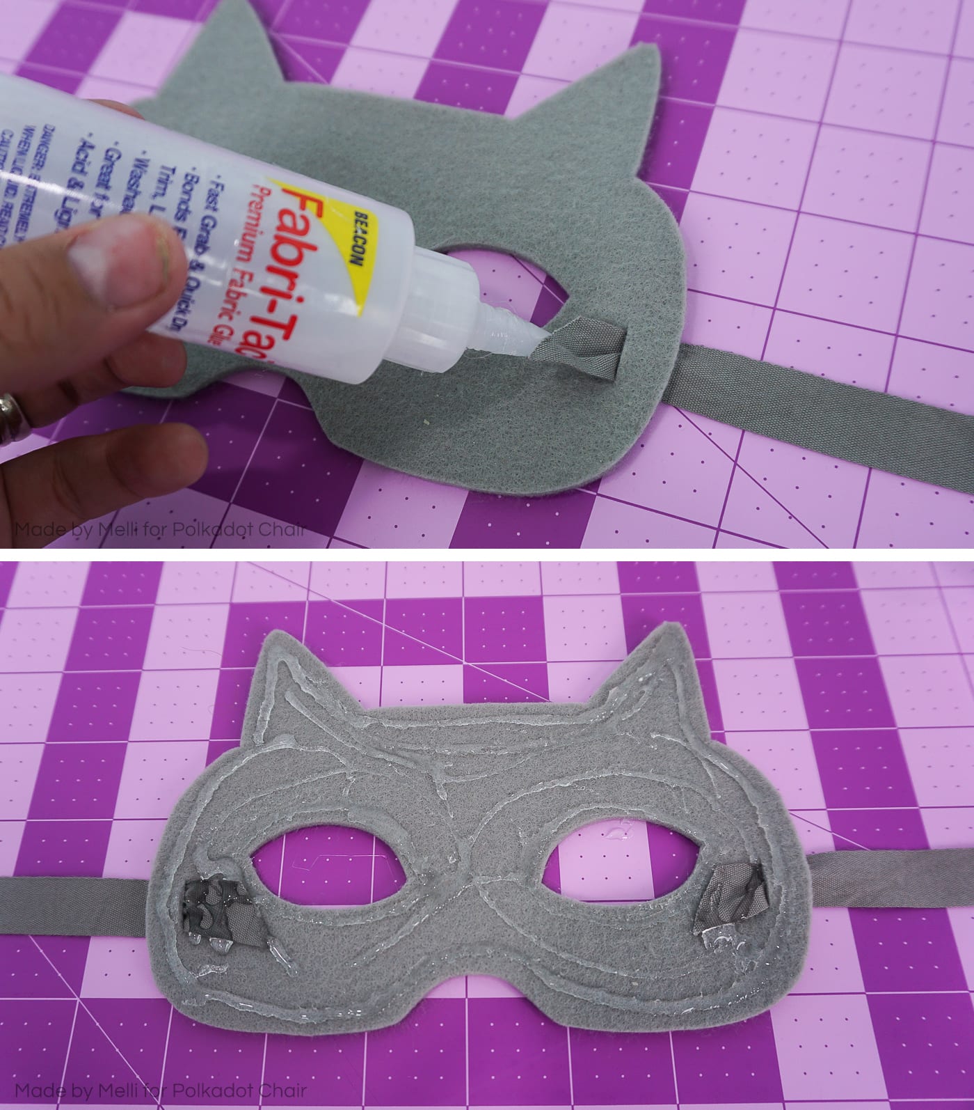 Easy Cat Costume Tutorial with NoSew Tutu Polka Dot Chair