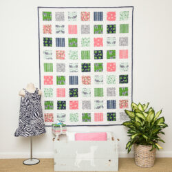 Easy Charm Pack Quilt Pattern with Safari Party Fabrics from Riley Blake Designs