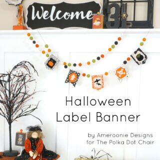DIY Fabric Halloween Banner tutorial - with free applique pattern! #halloween #halloweensewing #halloweenbanner #sewing #sewingproject #halloweensewing #halloweencrafts #halloweenpatterns #embroidery #applique #freepatterns