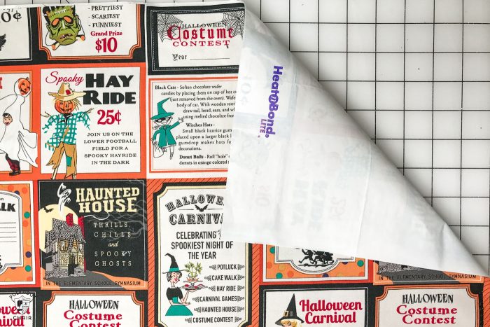 Free sewing tutorial for a DIY Halloween Tea Towel - such a cute project and a great way to use up fabric scraps! #halloween #halloweensewing #halloweengifts #gifts #giftideas #halloweenfabric #tutorial #sew #rileyblake #teatowel #diyteatowel #diydishtowel #dishtowel