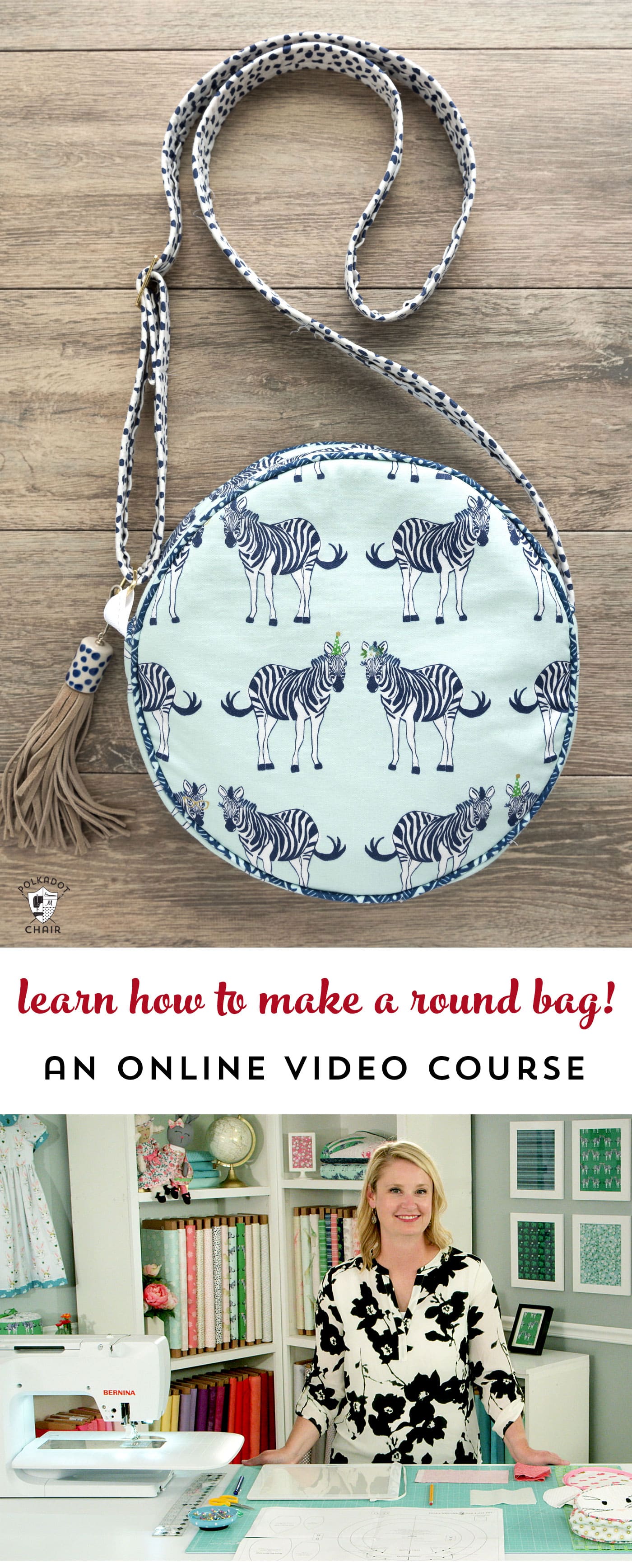 Alice Bag Sewing Pattern with Video Tutorial - The Polka Dot Chair