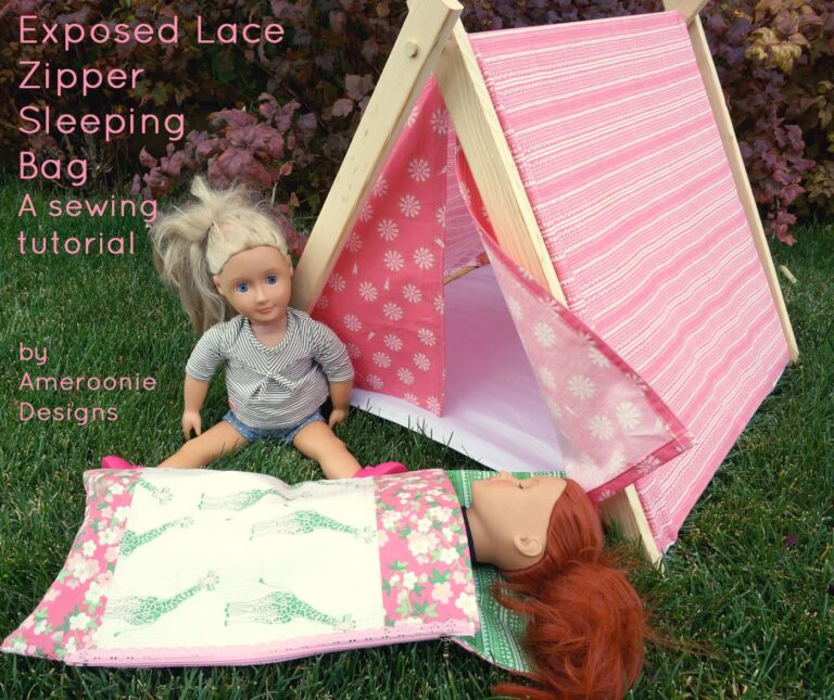 Doll Sleeping Bag Sewing Tutorial