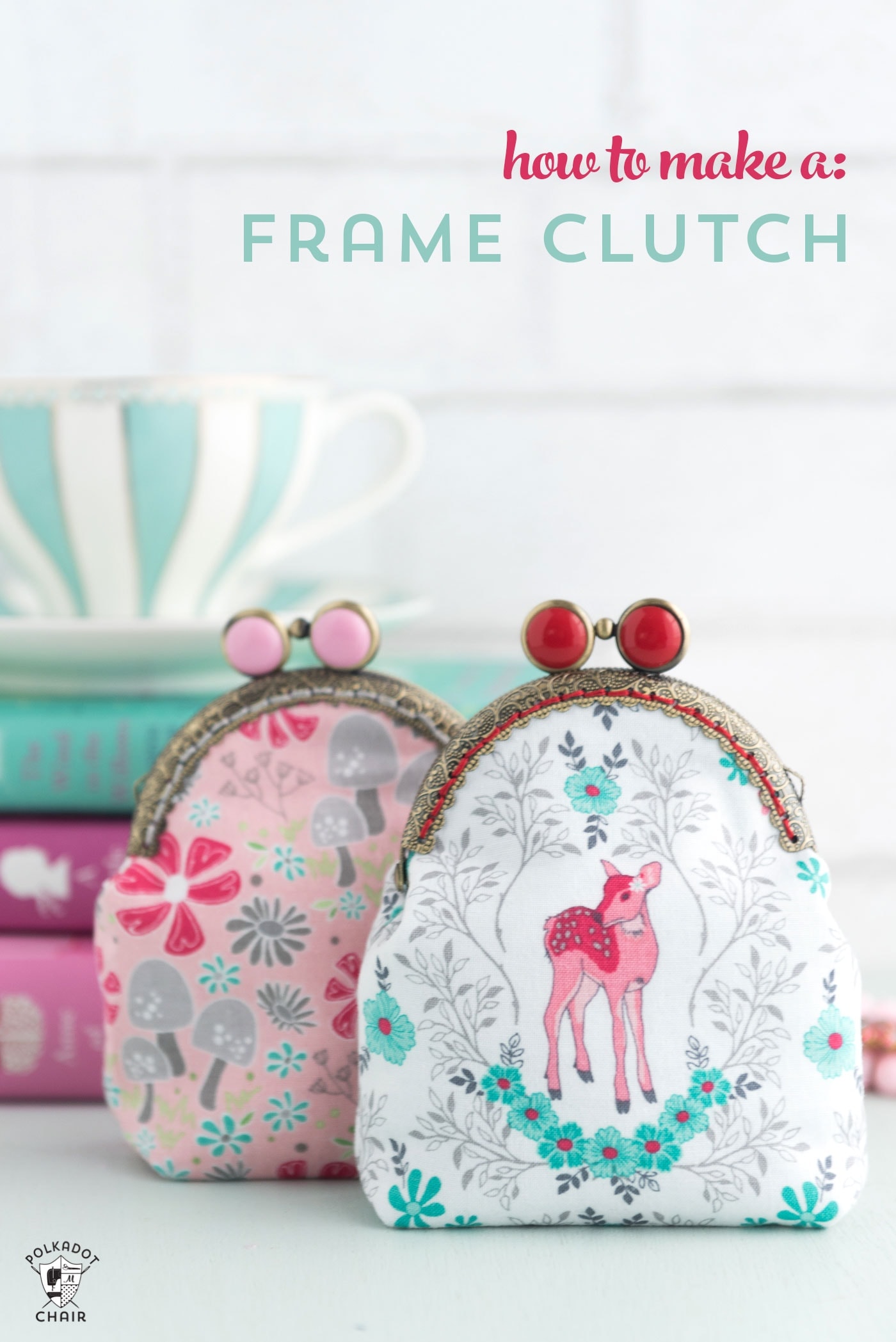 Metal Frame Purse Tutorial - The Polka Dot Chair