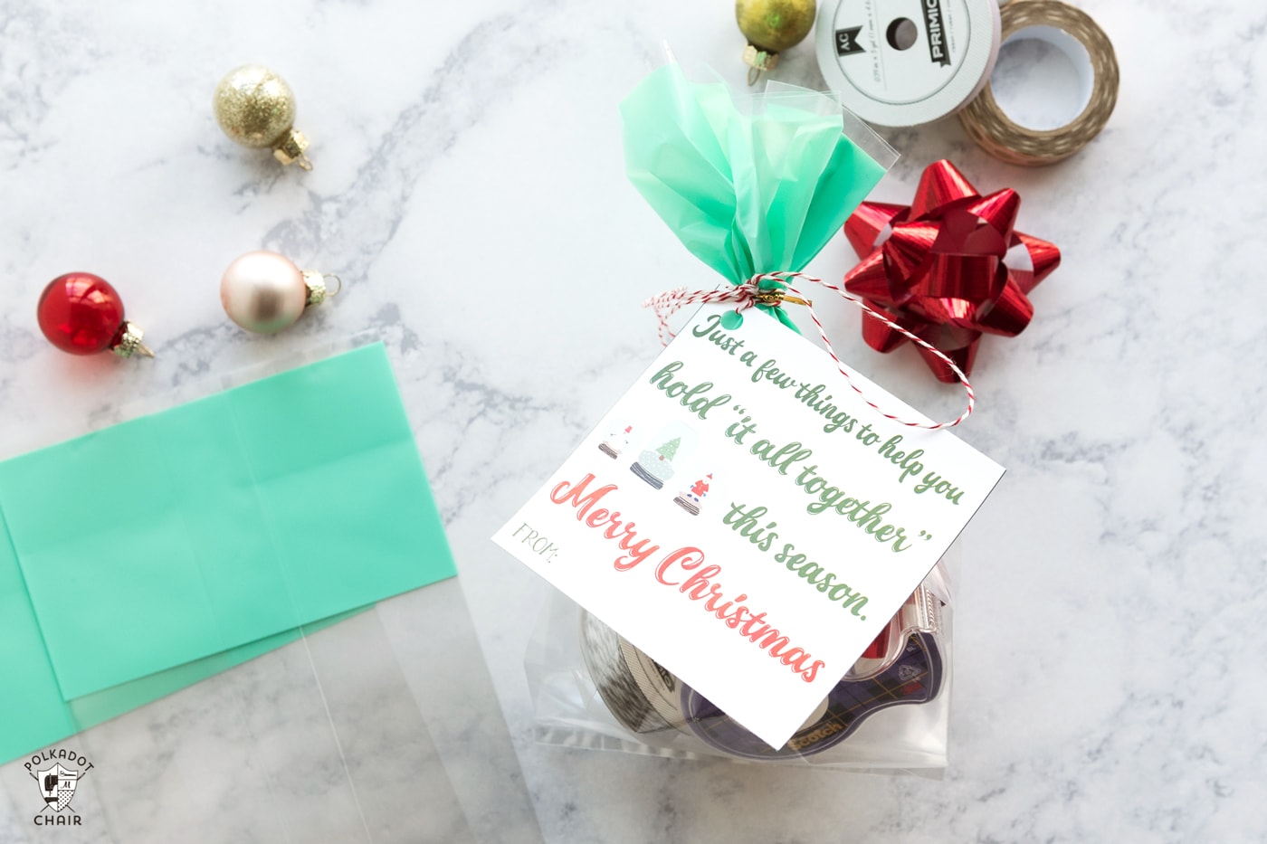 Christmas Gift Wrap Printable (Neighbor Gift Idea) • Mabey She Made It