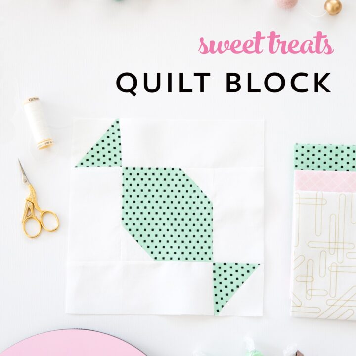 Riley Blake Quilt Block Challenge 2020; Churn Dash Block Pattern