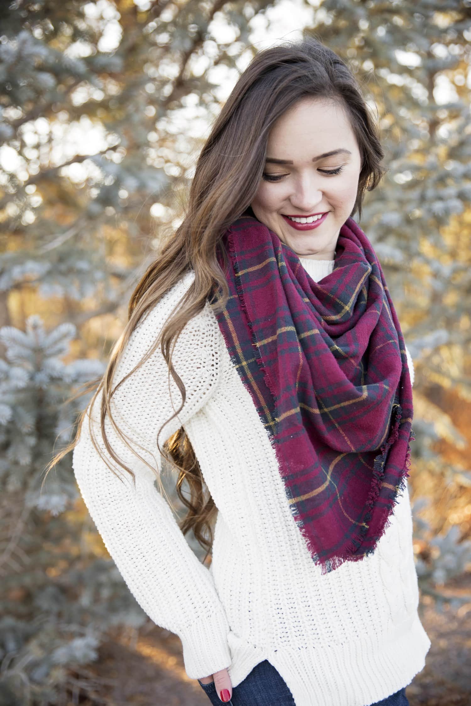 DIY Flannel Scarf Tutorial