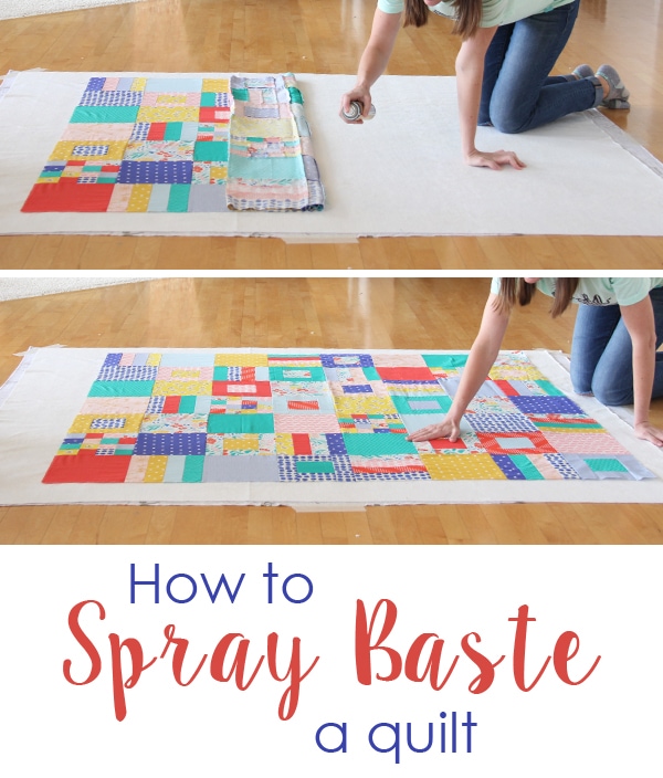 How to Spray Baste A Quilt