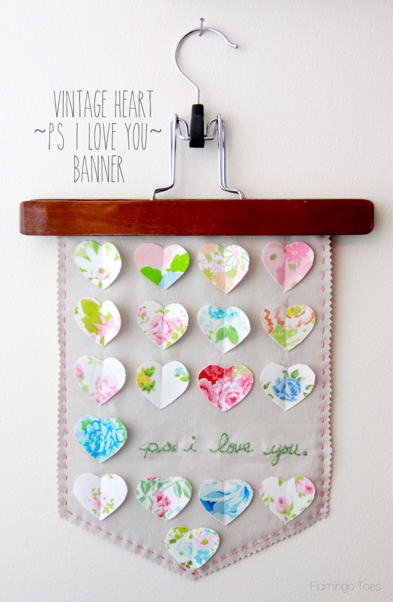 Creative DIY Fabric Banner Signs featured by top US sewing blog, Flamingo Toes