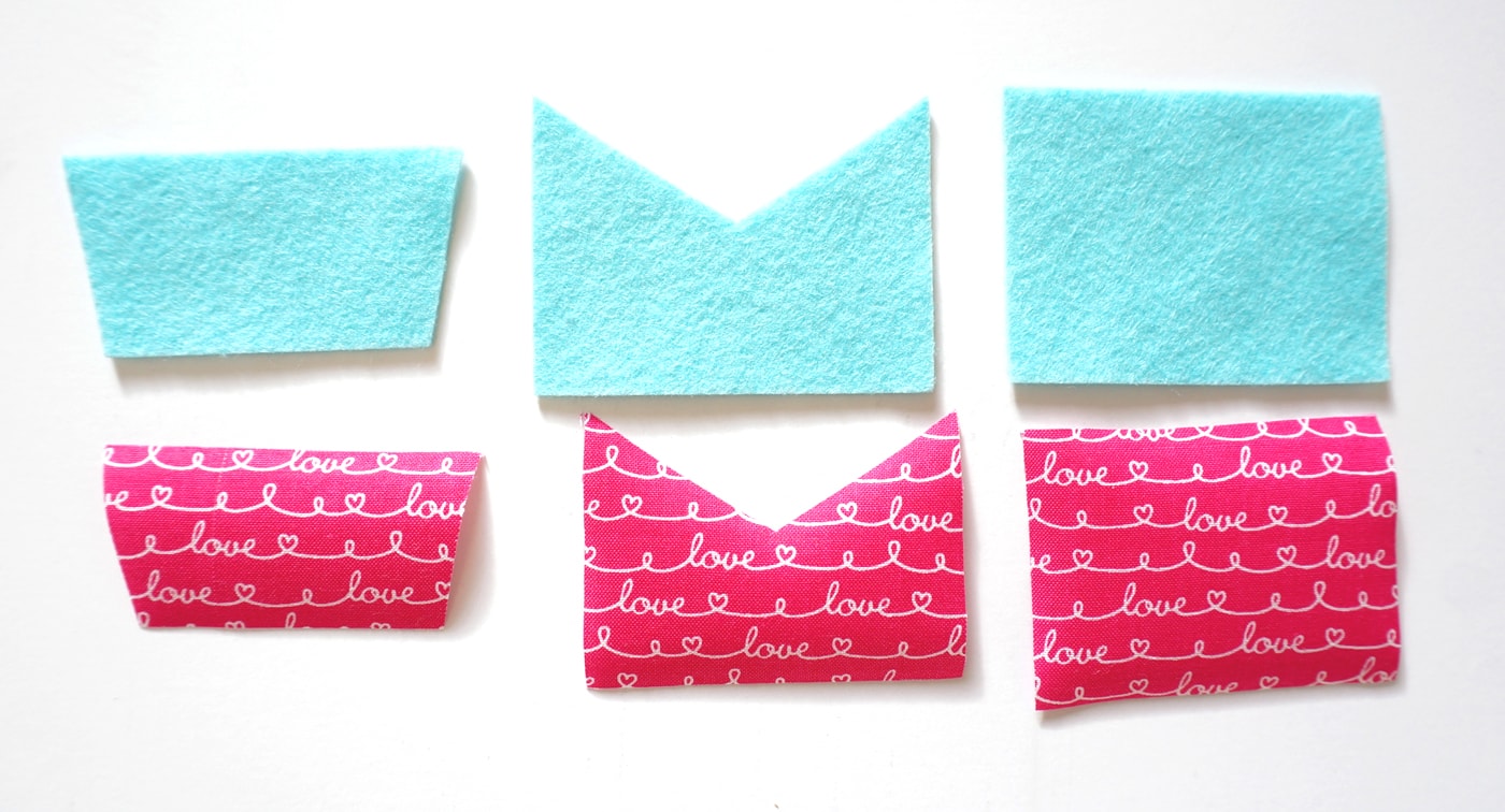 A free pattern for "Love Notes" a Valentine's Day Craft idea. A felt envelope tutorial - with hand embroidery and felt applique #ValentinesDay #ValentinesDayCraft #FeltEnvelope #FeltCrafts #FeltProject #EmbroideryHoopArt