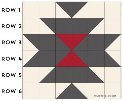A free quilt pattern for a squash blossom quilt. A southwest style simple quilt pattern and free tutorial. #freequiltpattern #quilts #quilting #southweststyle #southwest #squashblossom
