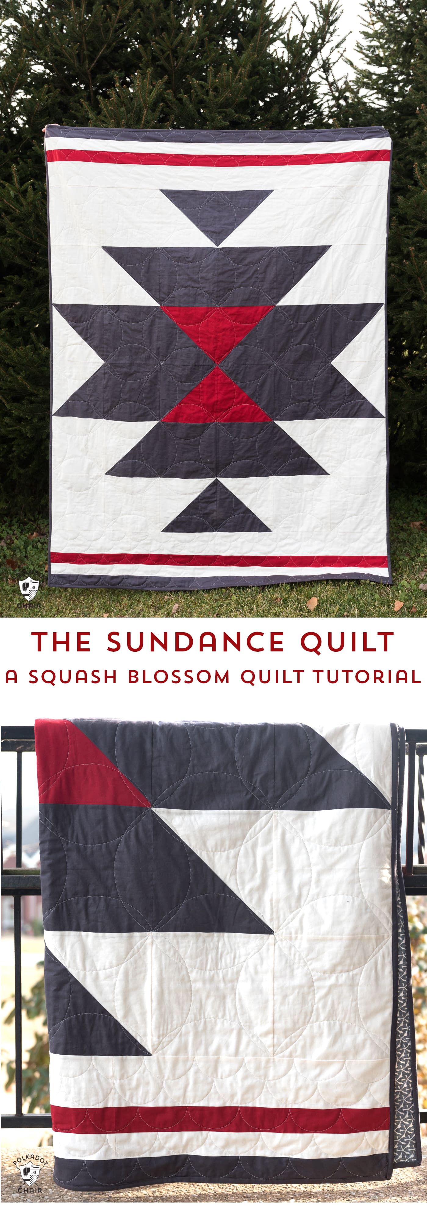 A free quilt pattern for a squash blossom quilt. A southwest style simple quilt pattern and free tutorial. #freequiltpattern #quilts #quilting #southweststyle #southwest #squashblossom