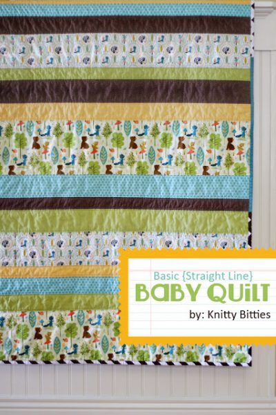 Simple Strips Baby Quilt Pattern
