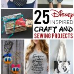 More than 25 Adorable DIY Disney Craft and Sewing Projects - so many fun things to make for Disney, from Fun DIY Disney Family T-shirts, to Mickey Mouse inspired sewing patterns. #DIYDisney #DisneyCrafts #DisneySewing #DIYCraftIideas