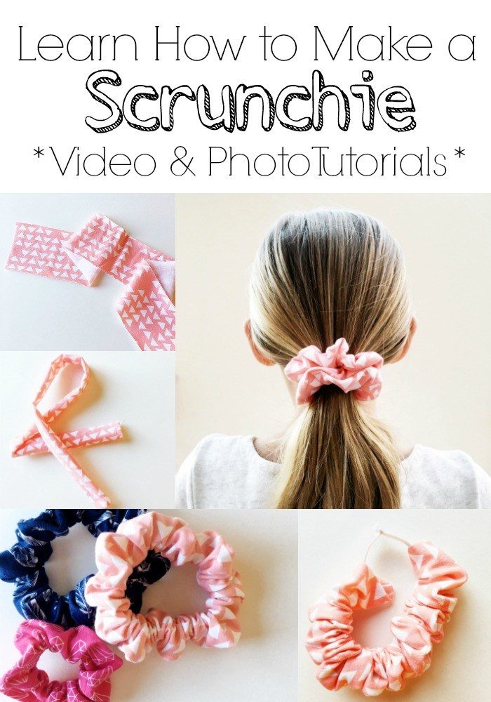 Learn how to sew scrunchies 
