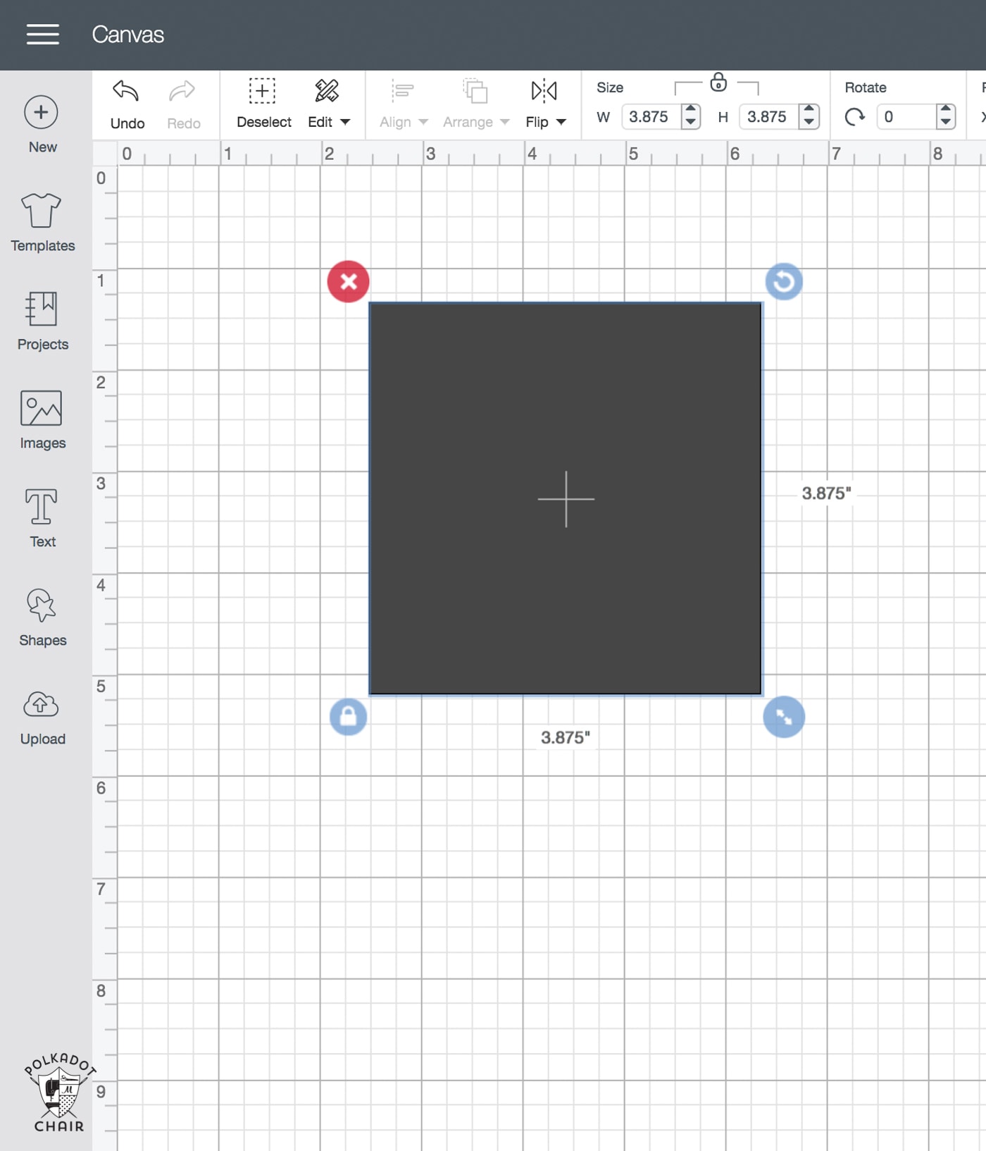 How to cut half square triangles with the cricut maker