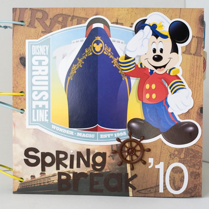 Ideas for a DIY Disney criuse scrapbook or disney travelers notebook