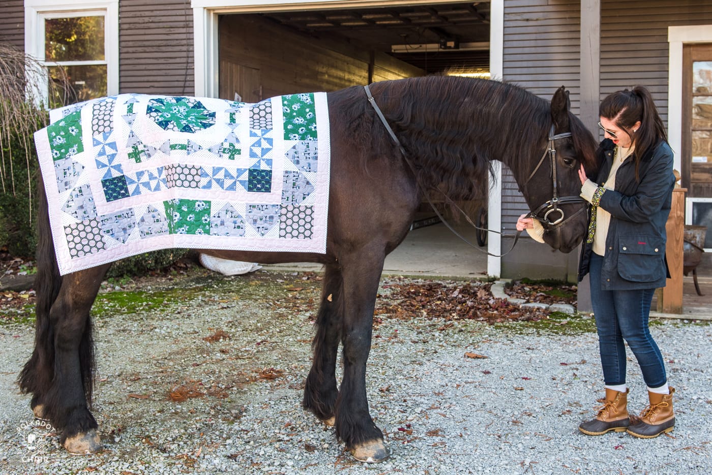 Derby Medallion Quilt Pattern by Erin Harris using Derby Day Fabrics collection