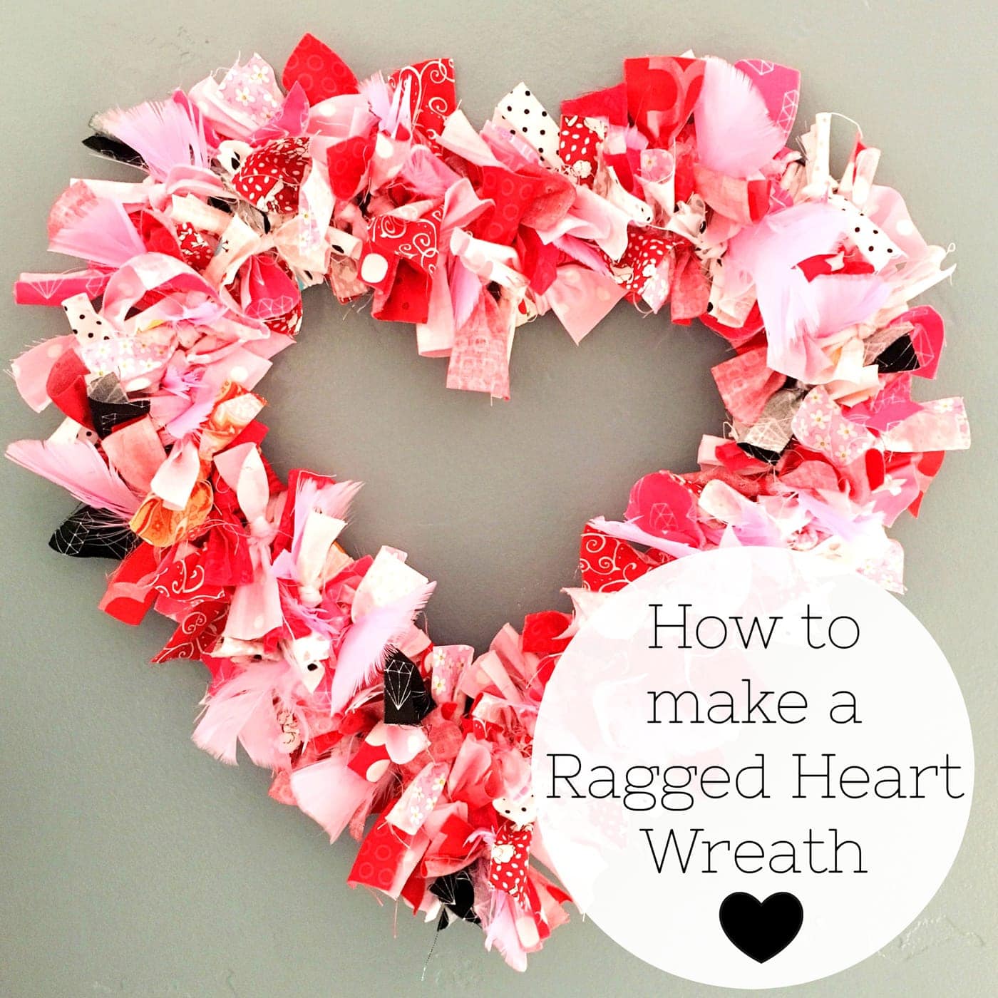 Blushing Heart Wreath Kit