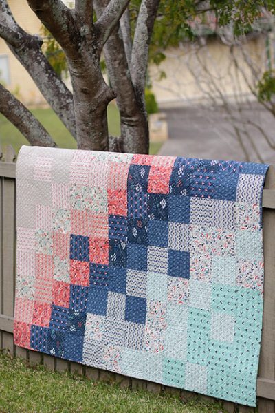 Patchwork Gradient Baby Quilt Pattern
