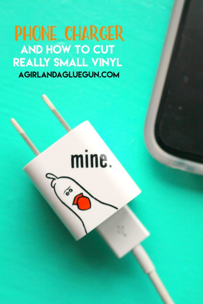 Cute DIY charger decal