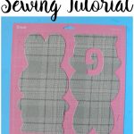 How to sew a stuffed bunny. A free sewing pattern.