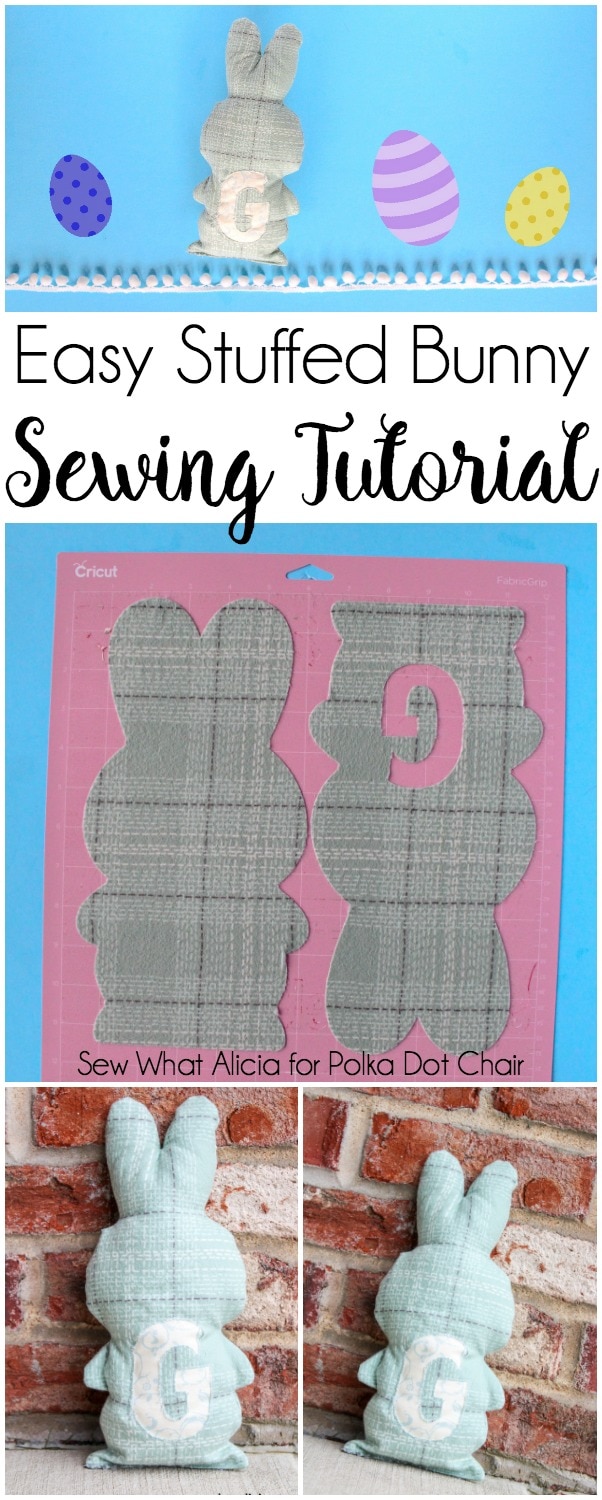 Easy Stuffed Bunny Tutorial - The Polka Dot Chair