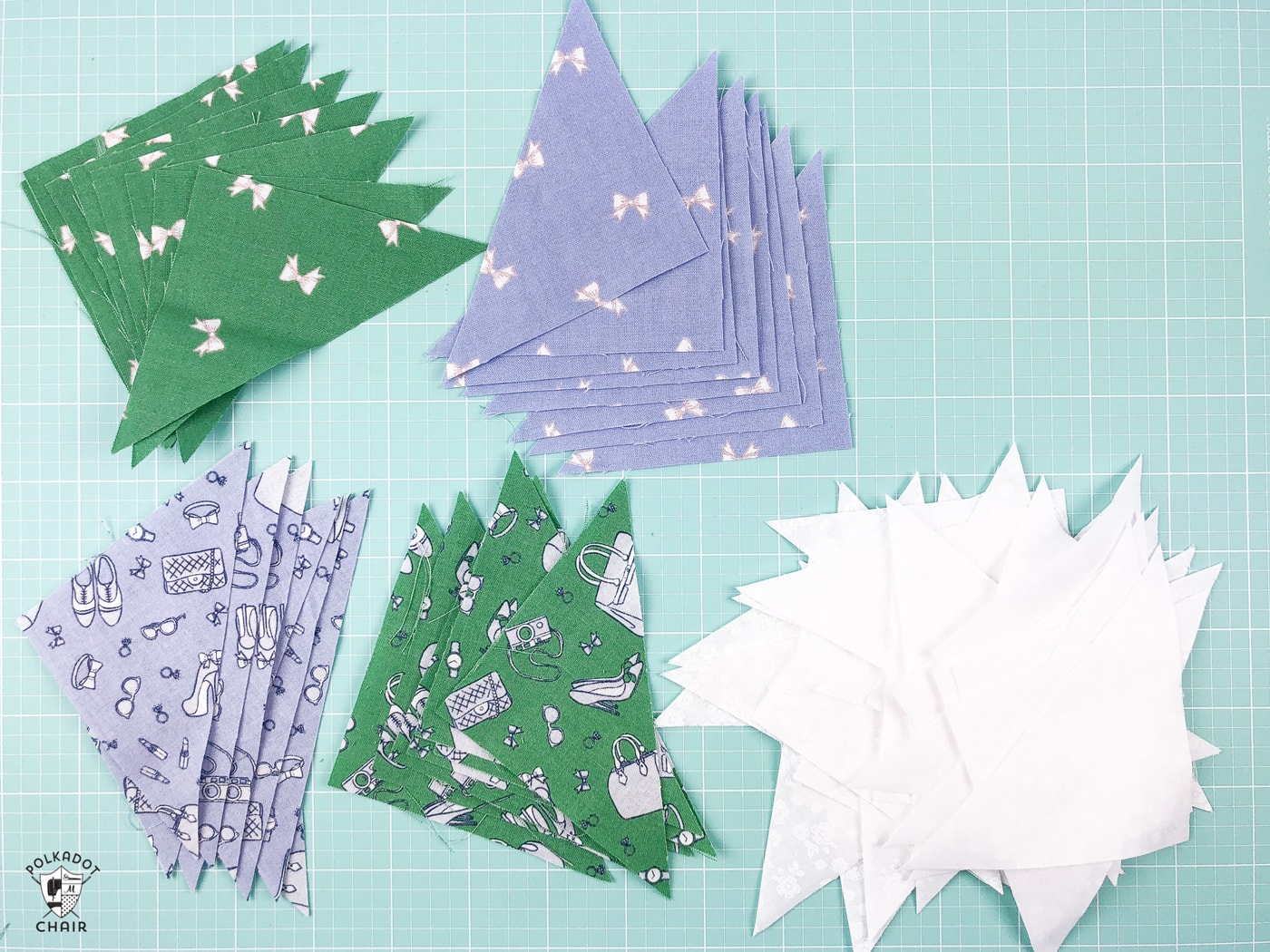 How to cut half square triangles with the cricut maker