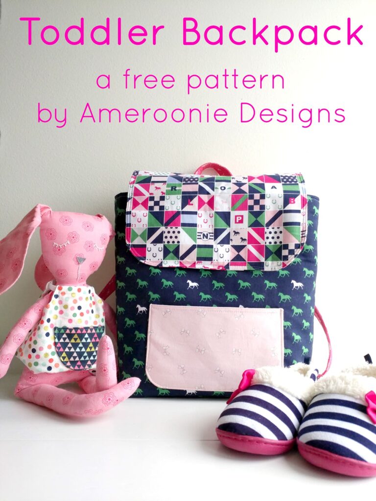 Free Sewing Tutorial: Toddler Backpack Pattern