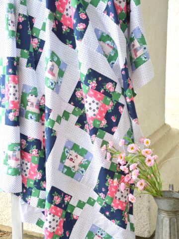 new quilt patterns, Across the Board Quilt pattern by Jedi Craft Girl, uses Derby Day Fabric by Melissa Mortenson for Riley Blake Designs #quilt #quilts #quiltpatterns #quiltpattern
