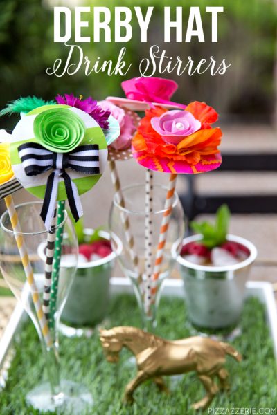 DIY Kentucky Derby Drink Stirrers Tutorial