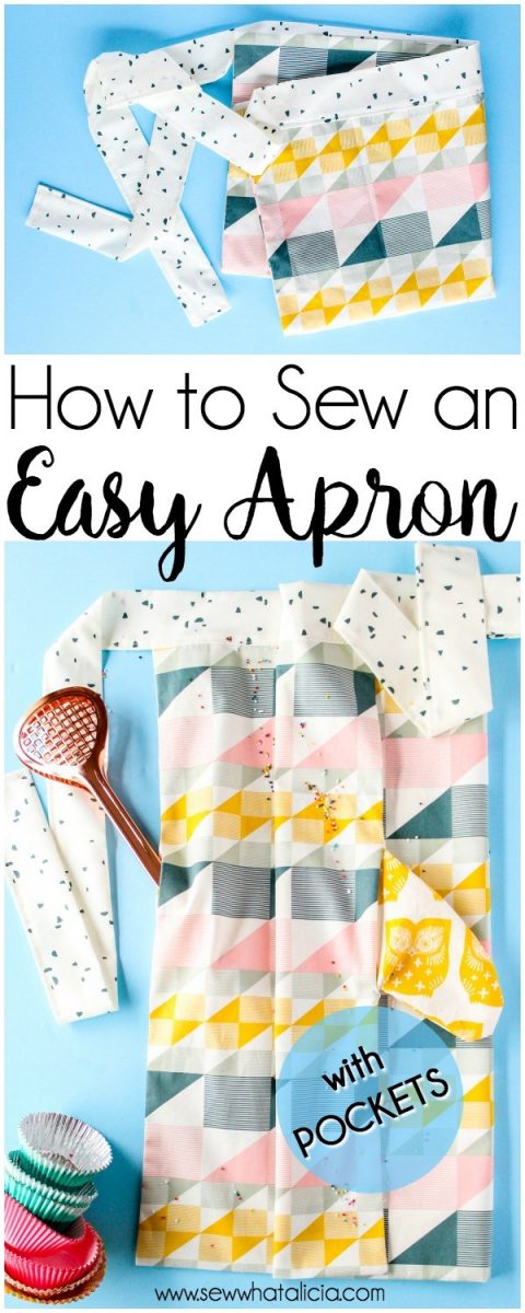 How to sew an Easy Apron