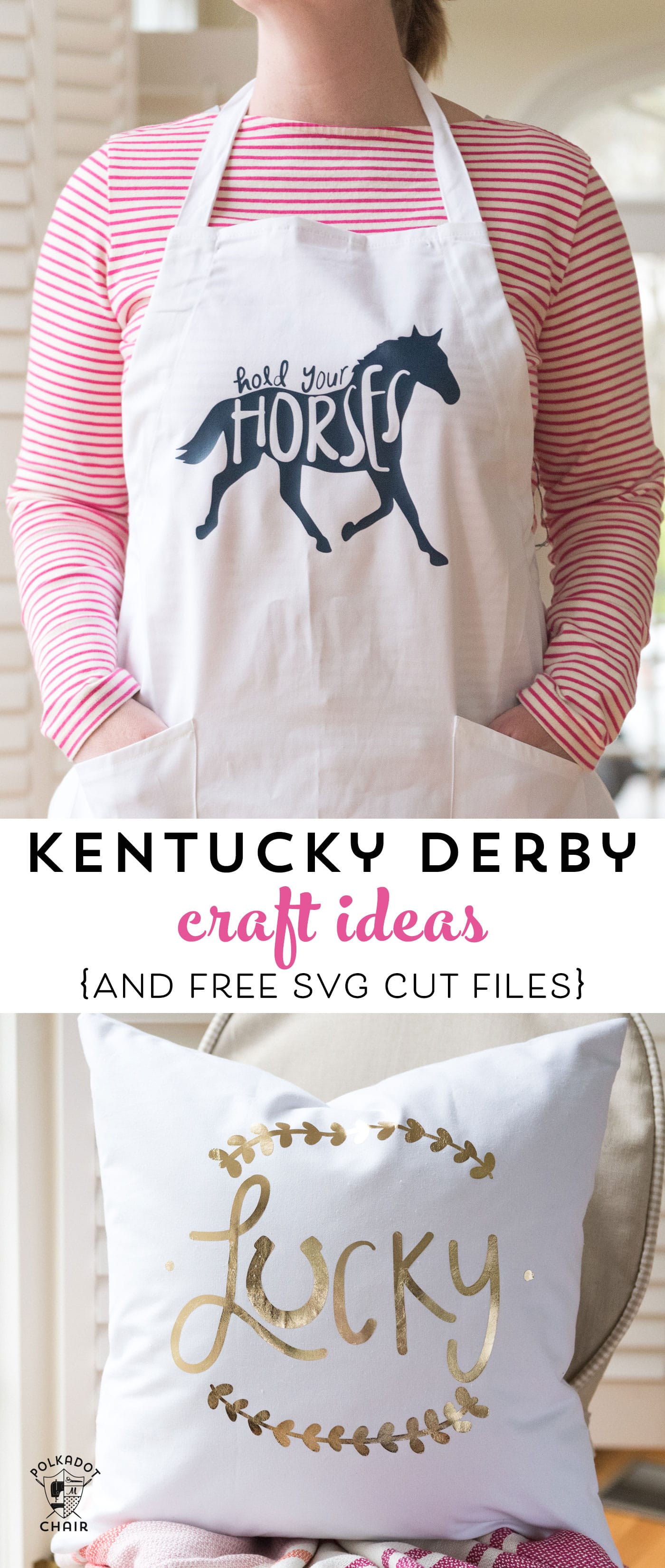 Kentucky Derby Craft Ideas for Cricut Machines Polka Dot Chair