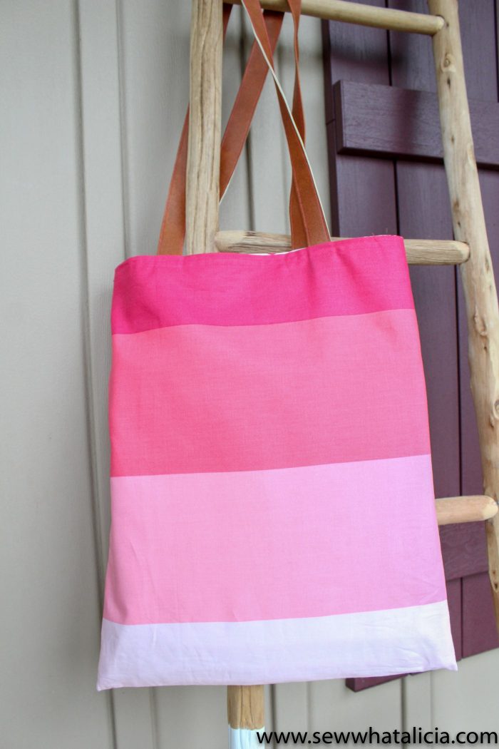 Cute simple tote bag tutorial