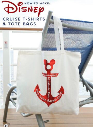 Learn how to make personalized Disney Cruise t shirts for the whole family! Wear matching Disney shirts on your next trip. Includes free SVG files #disneycruise #diydisney #disneycruiseshirts #cricut #cricutmade #freesvgfiles #diytshirt