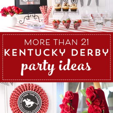 Printable Kentucky Derby Party Decorations and Ideas- printables for kentucky derby party invitations and craft ideas #kentuckyderby #derby #derbyparty