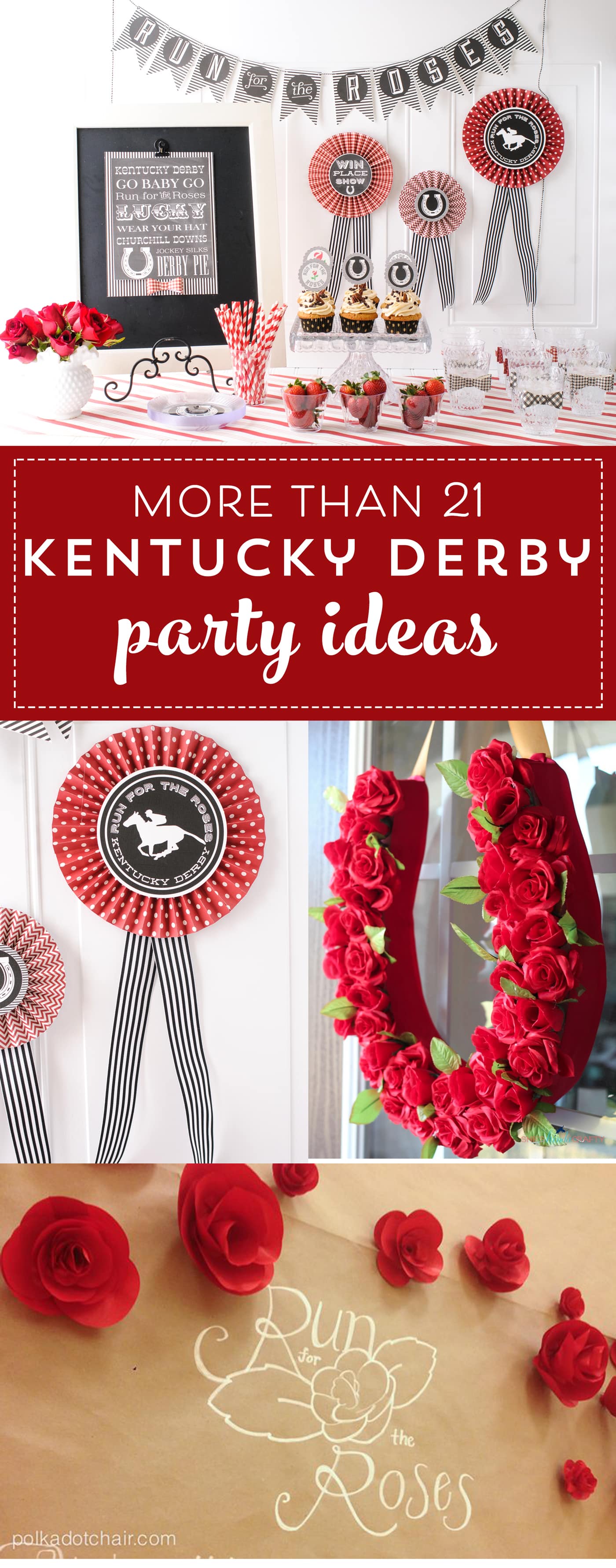 Printable Kentucky Derby Party Decorations and Ideas- printables for kentucky derby party invitations and craft ideas #kentuckyderby #derby #derbyparty