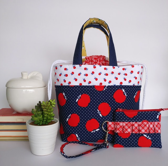Teacher Appreciation gift idea: how to sew lunch bags
