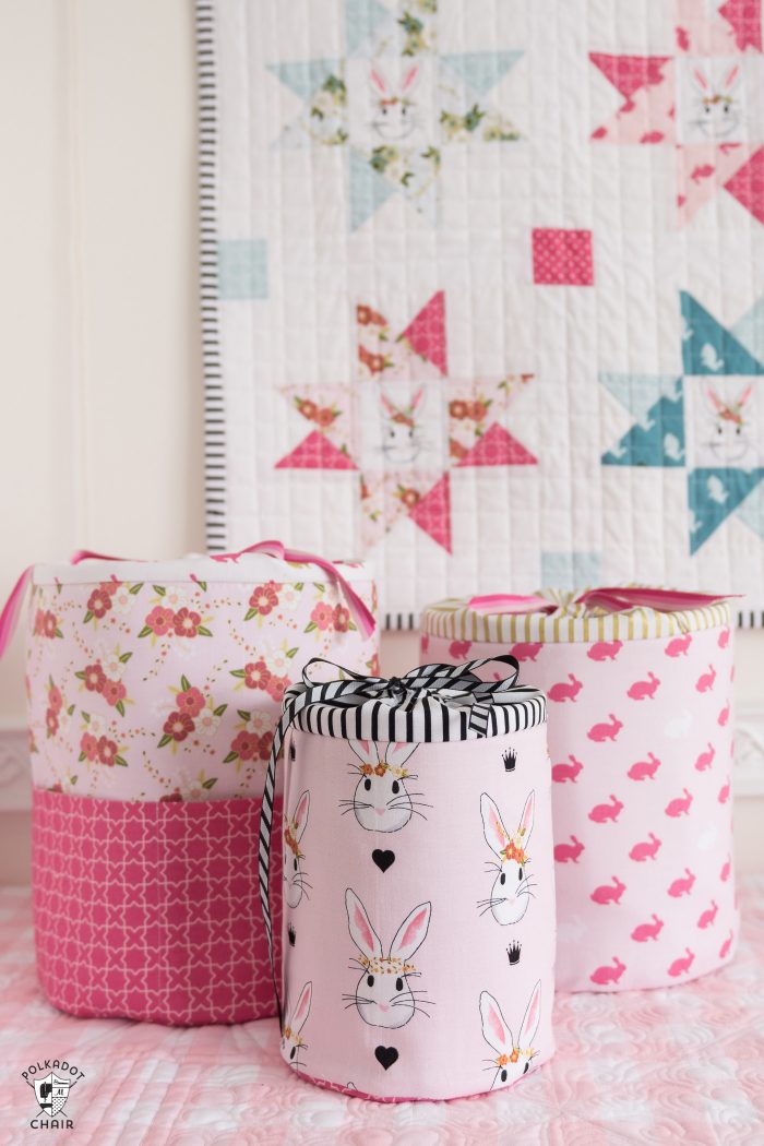 12+ Easter Basket Sewing Patterns - The Polka Dot Chair