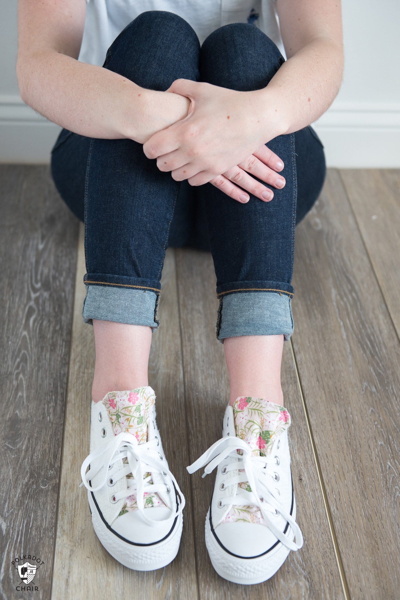 to Converse with Fabric - the Dot Chair