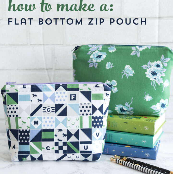 The Polka Dot Chair A Modern Diy Sewing Blog Free Tutorials For Learn To Sew Series Stitch An Adorable Zippered Pouch