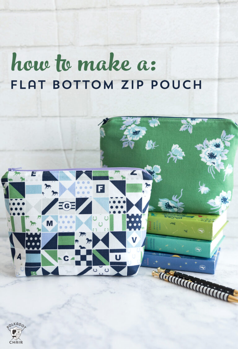 Learn How to Sew a Zipper Pouch with a Flat Bottom