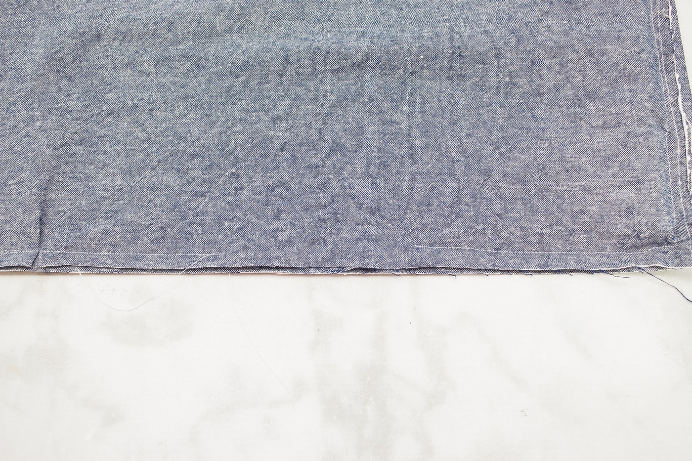 supplies for placemat on white background