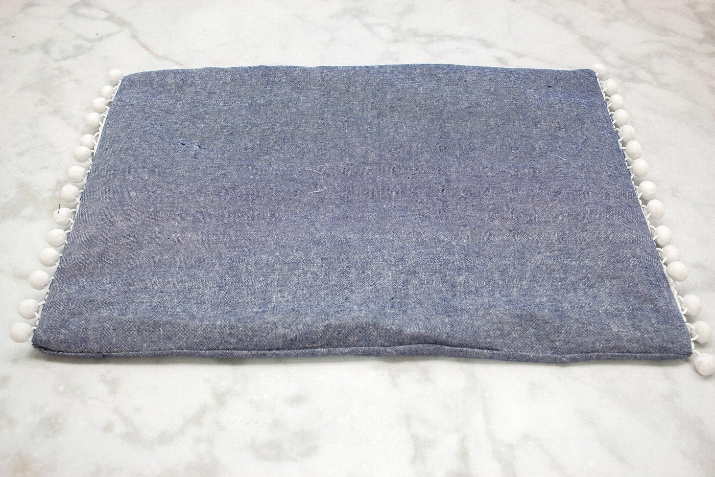 supplies for placemat on white background